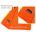 China Wholesale Industrial Class 2 High Visibility Safety Equipment Working Reflective Vest Hi Vis Rescue Vest Yellow Orange